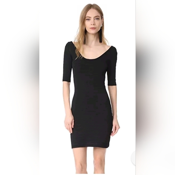 NWT Elizabeth and James sz medium black bodycon dress - Picture 1 of 6
